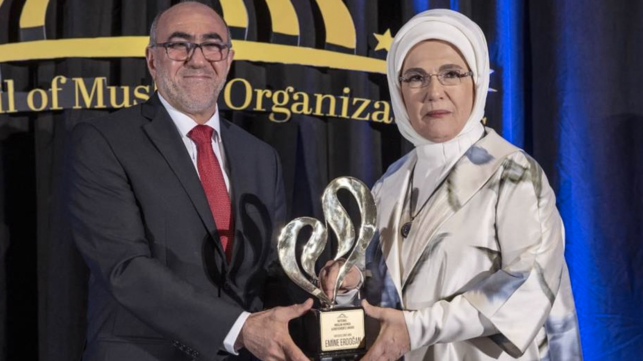 Emine Erdoğan'a ABD'de "Uluslararası Başarı ve Topluma Katkı Ödülü" aldı