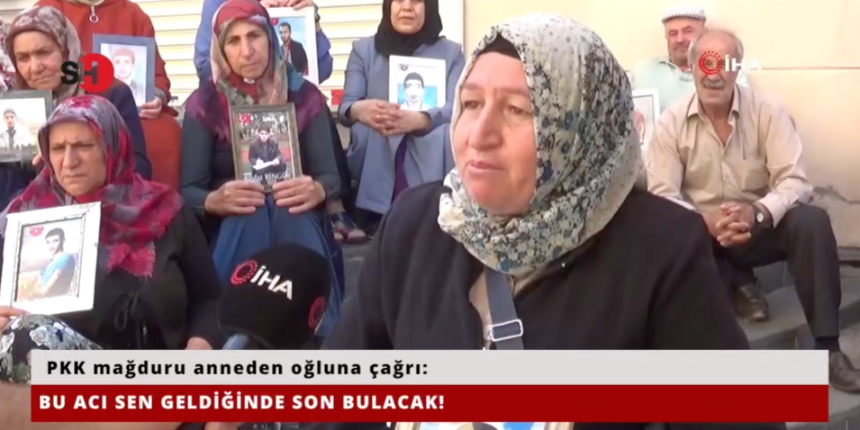 Evlat nöbetindeki anneden oğluna yürek yakan çağrısı: Oğlum bu acı sen geldiğinde son bulacak!