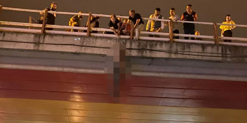 Kendini köprüye asarak hayatına son verdi!