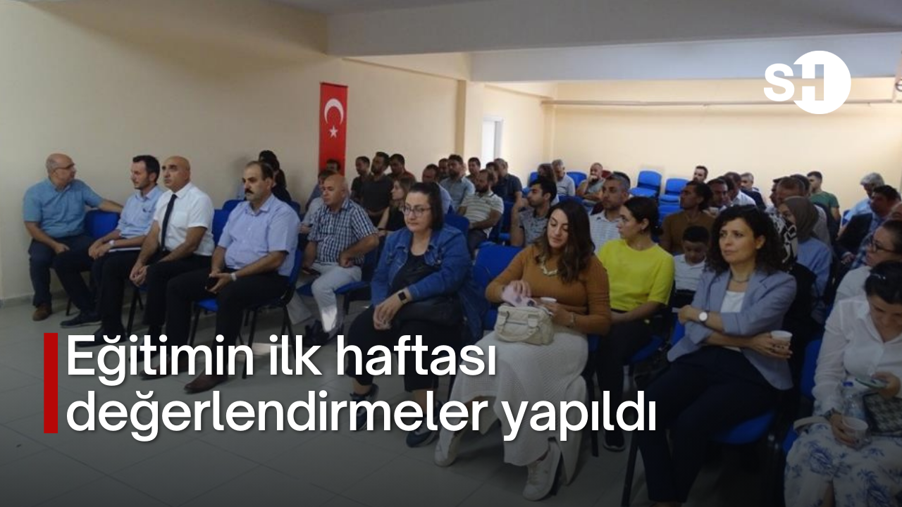 Eğitimin ilk haftası değerlendirmeler yapıldı