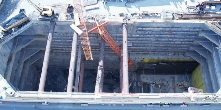 Sancaktepe’de metro çalışmasında vinç devrildi: 2 ölü, 1 yaralı