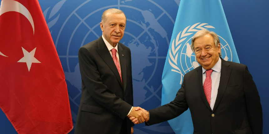 Cumhurbaşkanı Erdoğan, BM Genel Sekreteri Guterres ile görüştü