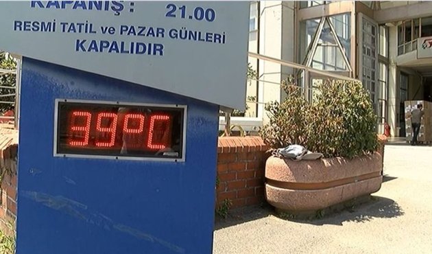 İstanbul yanıyor... Termometreler 39 dereceyi gösterdi!