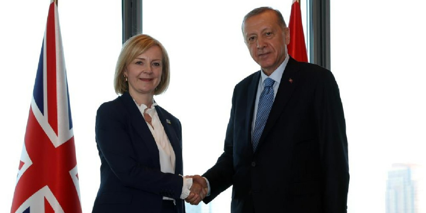 Cumhurbaşkanı Erdoğan, İngiltere Başbakanı Truss'ı kabul etti
