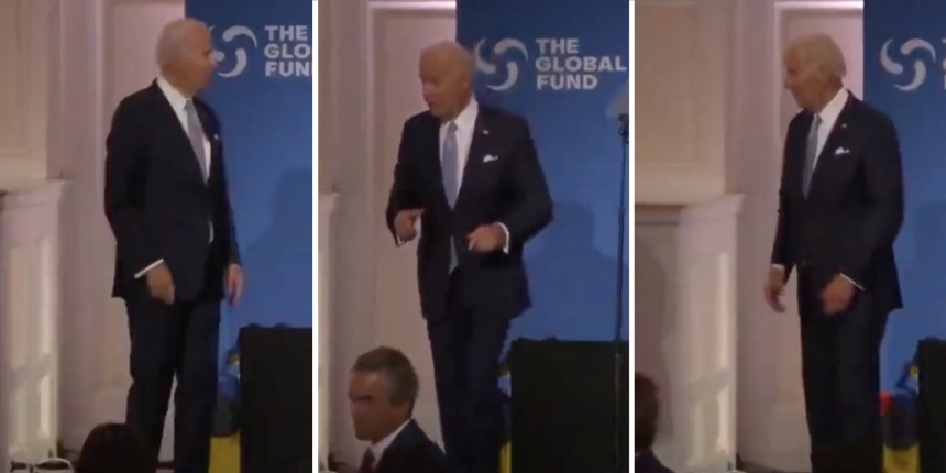 ABD Başkanı Biden'ın durumu vahim: Son hareketine kimse anlam veremedi! Sağa sola dönüp durdu...
