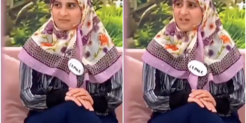 Esra Erol'un programına çıkan Cemile, taklitleriyle sosyal medyada viral oldu