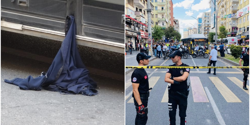 Elbisesi kapıya takıldı, otobüsün altında feci şekilde can verdi!