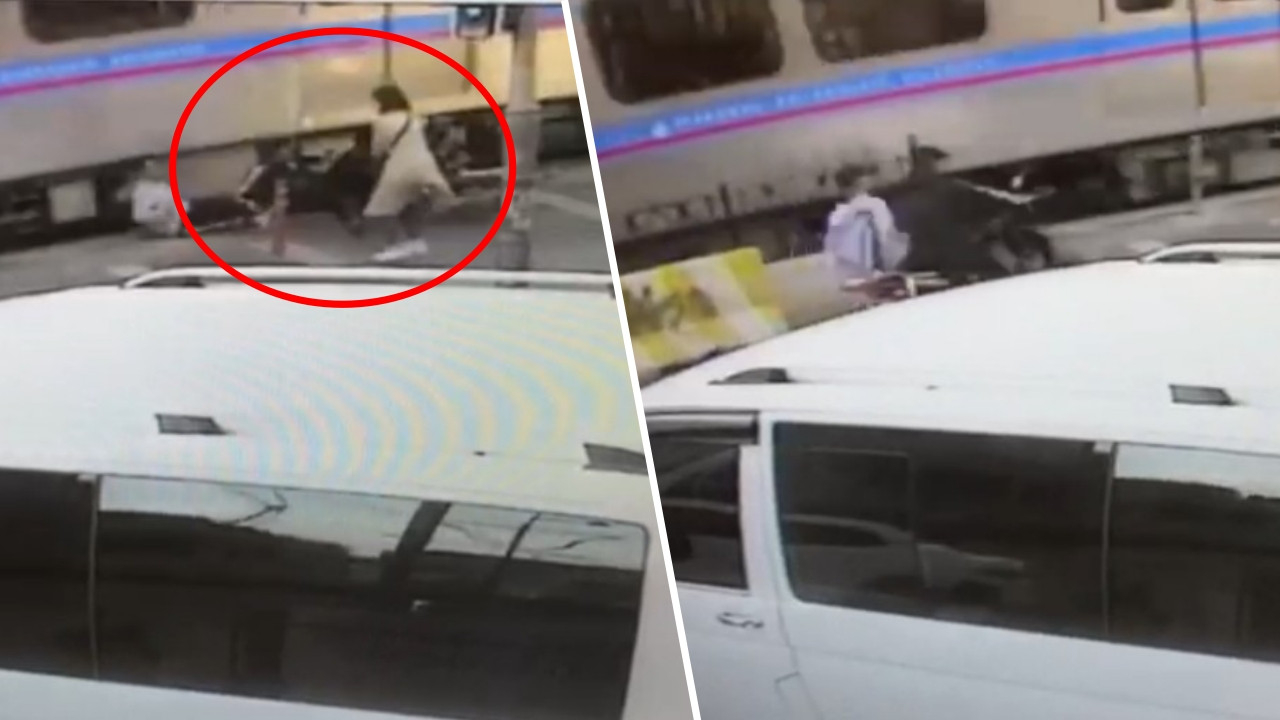 İstanbul'da feci kaza: Motosikletli tramvayın altına girdi, metrelerce sürüklendi...