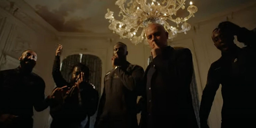 Mourinho, rap şarkıcısı Stormzy'nin klibinde yer aldı