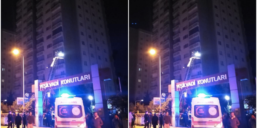 14 katlı apartmanda yangın: 1 kişi öldü, 2 itfaiye eri dumandan etkilendi
