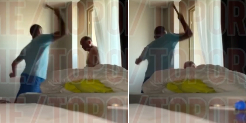 Beş yıldızlı otelde annesini ve babasını çekiçle katletmişti! Cinayet anları kamerada...