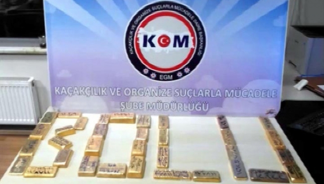 Otobüsün buzdolabından külçe külçe altın çıktı!