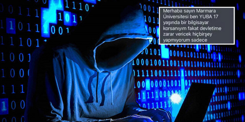 17 yaşındaki korsan Marmara Üniversitesi'ni hack'ledi! SMS ile uyardı: Devlete zarar vermem, sadece...