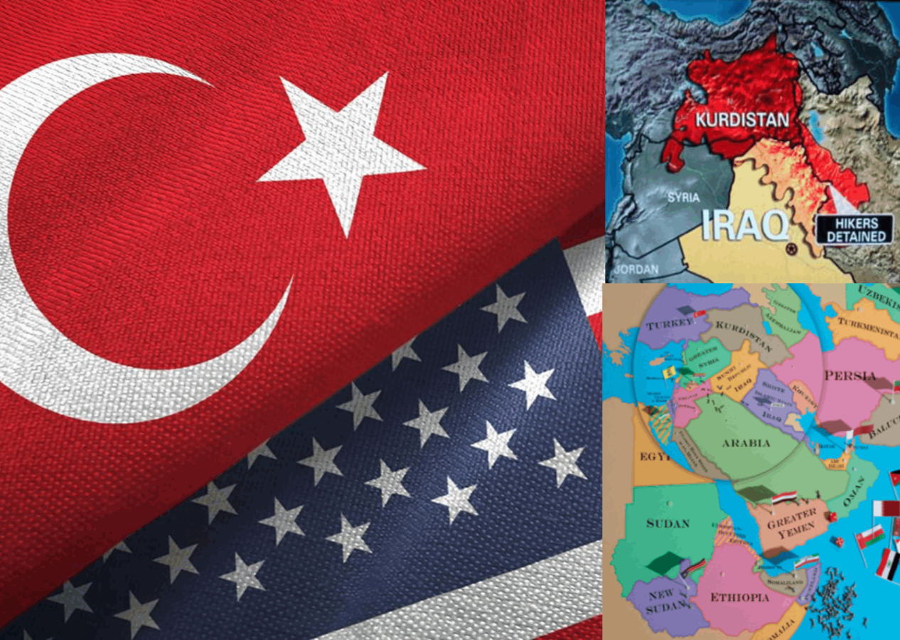 İşte ABD’nin Türkiye’yi bölme planı ve hedeflenen haritalar!
