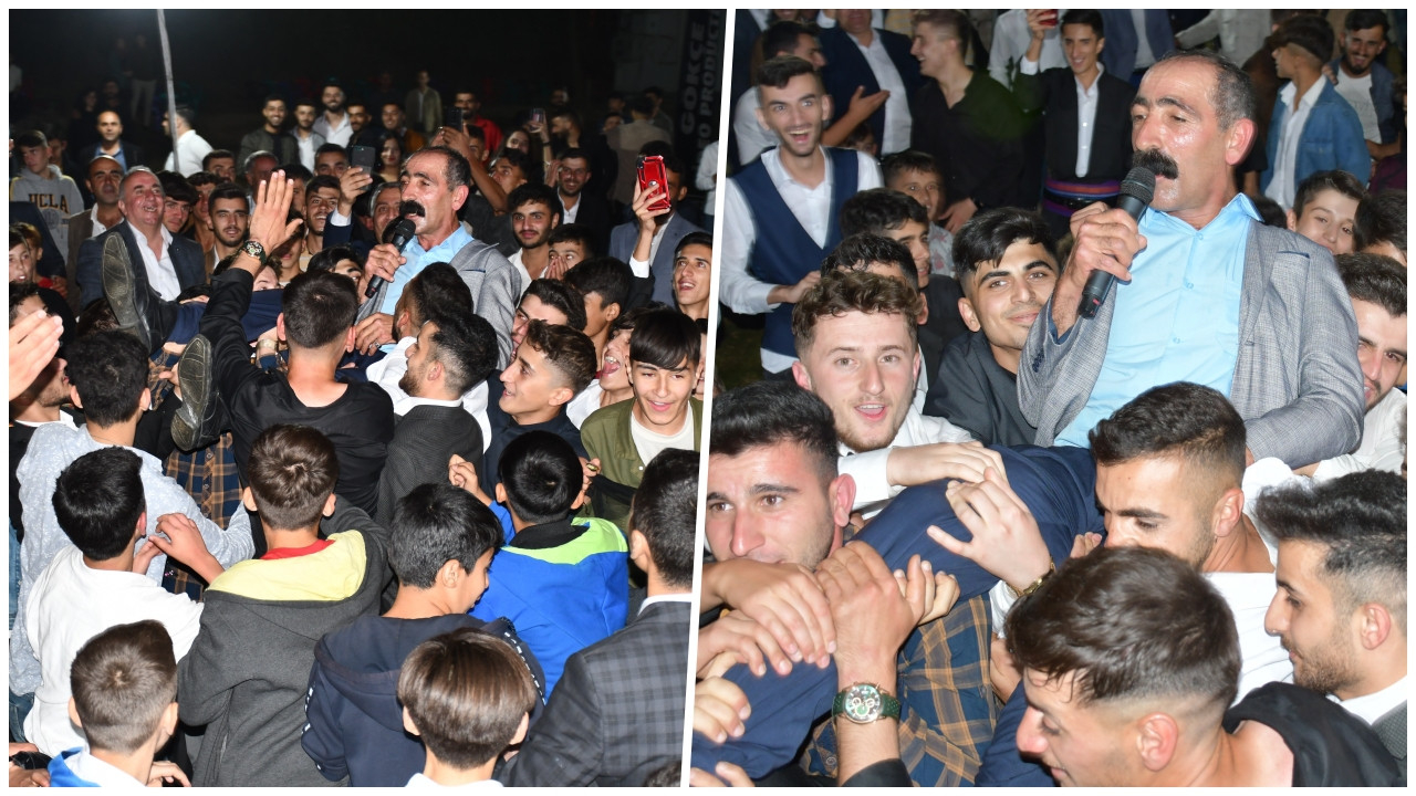 Konserde hayranlarının içine dalan çılgın şarkıcı Tıvorlu İsmail ezilmekten son anda kurtuldu