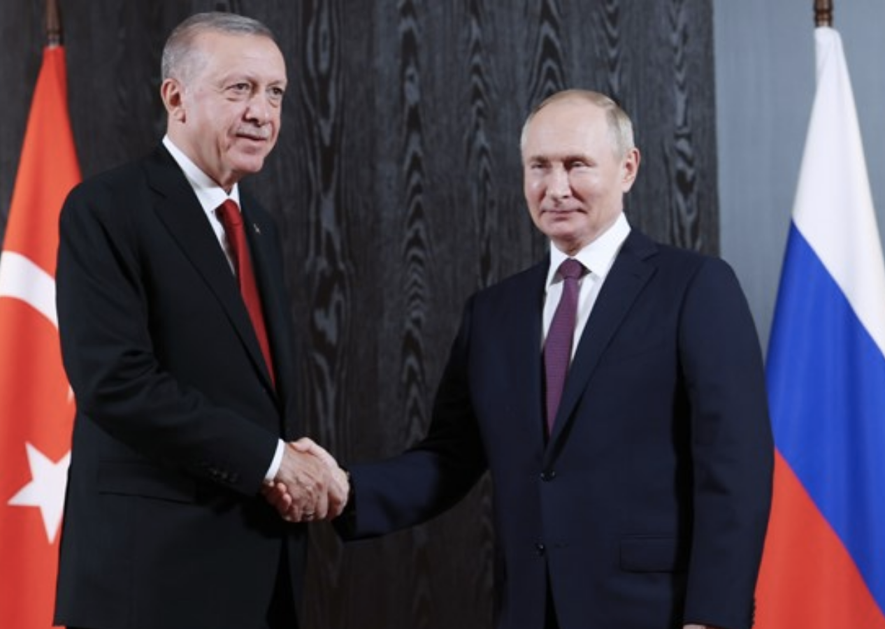 Cumhurbaşkanı Erdoğan, Putin ile görüştü