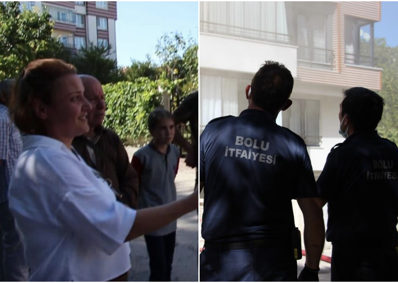 Evdeki halıları kirleten itfaiye eri helallik istedi