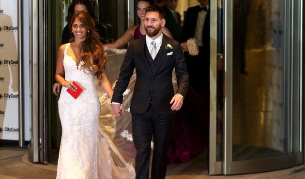 Dünyanın gözü oradaydı: İşte Messi'nin düğününden özel kareler!