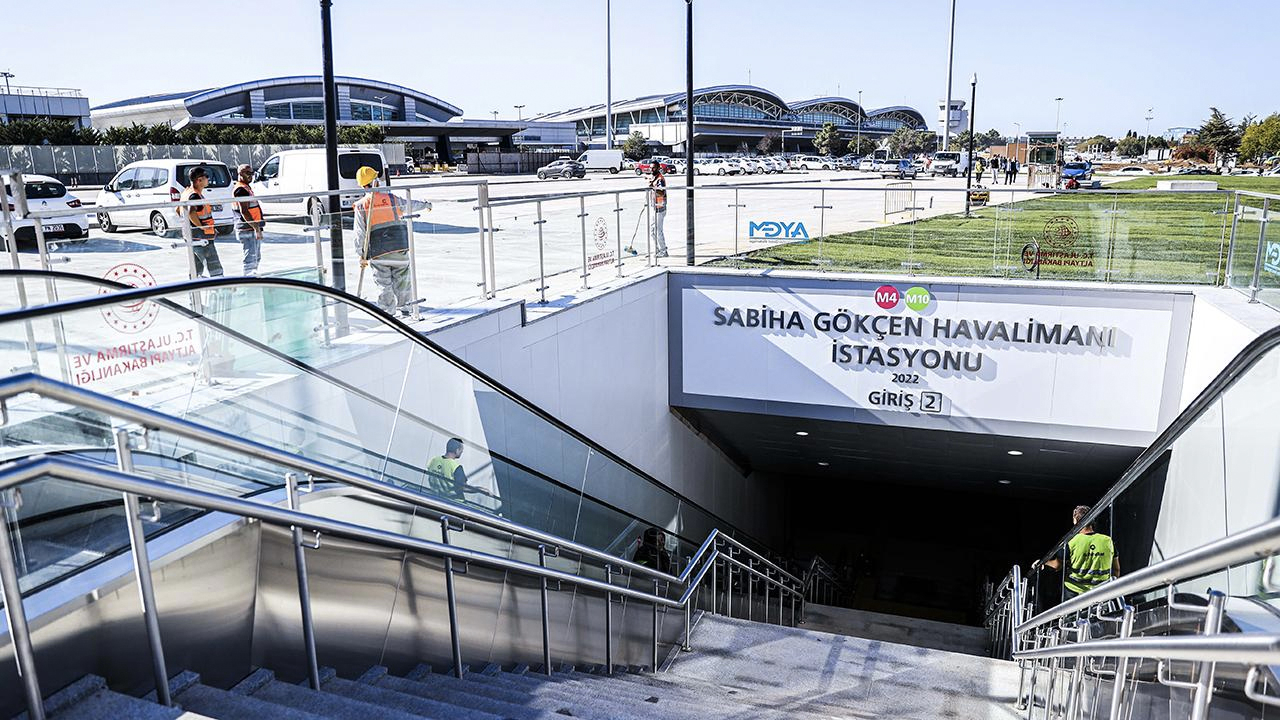 Pendik-Sabiha Gökçen Havalimanı metrosu yarın açılıyor
