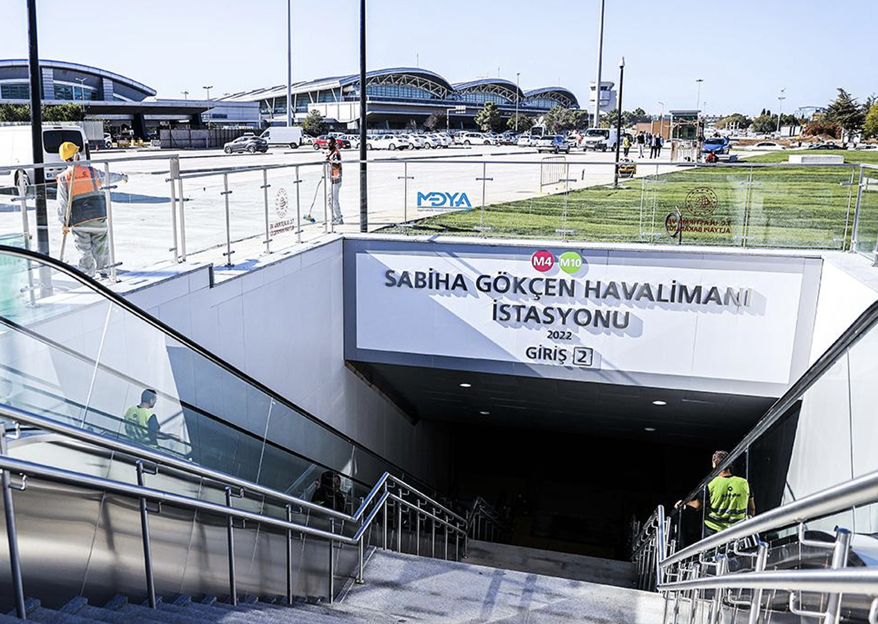 Pendik-Sabiha Gökçen Havalimanı metrosu yarın açılıyor