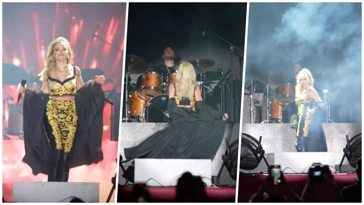 Hadise boşandıktan sonra ilk konserini verdi! Keyifli halleri ve danslarıyla adından söz ettirdi