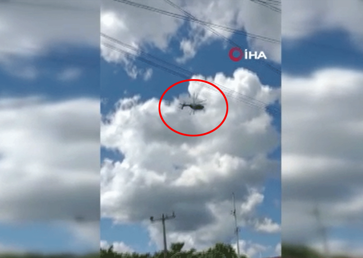 Meksika’da askeri helikopter düştü: 3 ölü, 2 yaralı