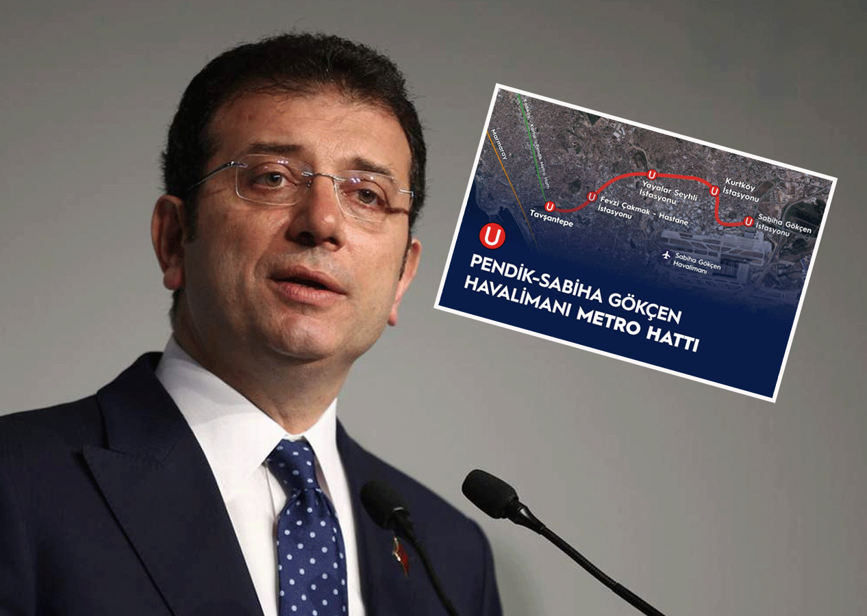 İmamoğlu şaşırtmadı! Ulaştırma Bakanlığı'nın yaptığı metro hattını kendisi yapmış gibi anlattı