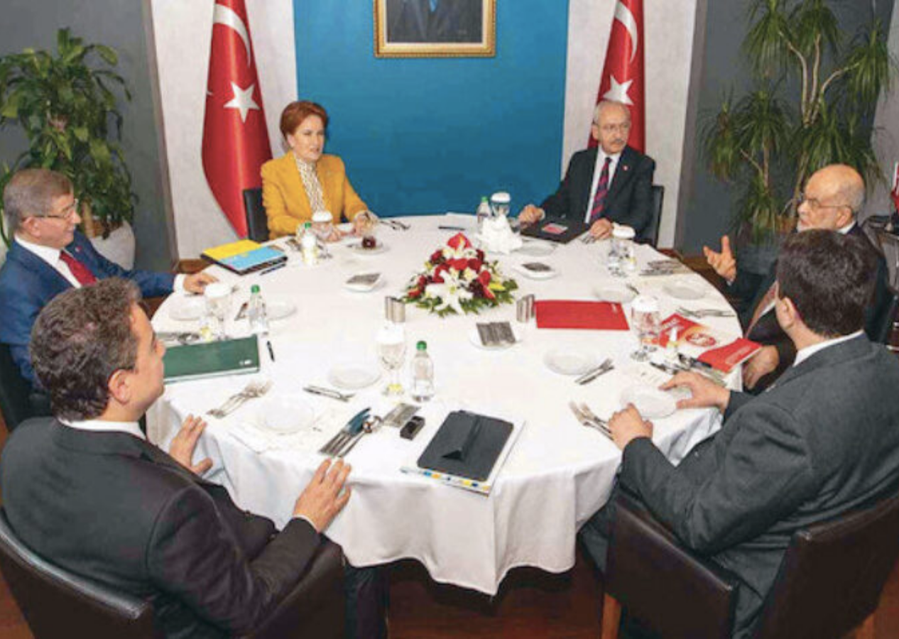 Henüz aday çıkaramayan 6'lı masa yeniden toplandı