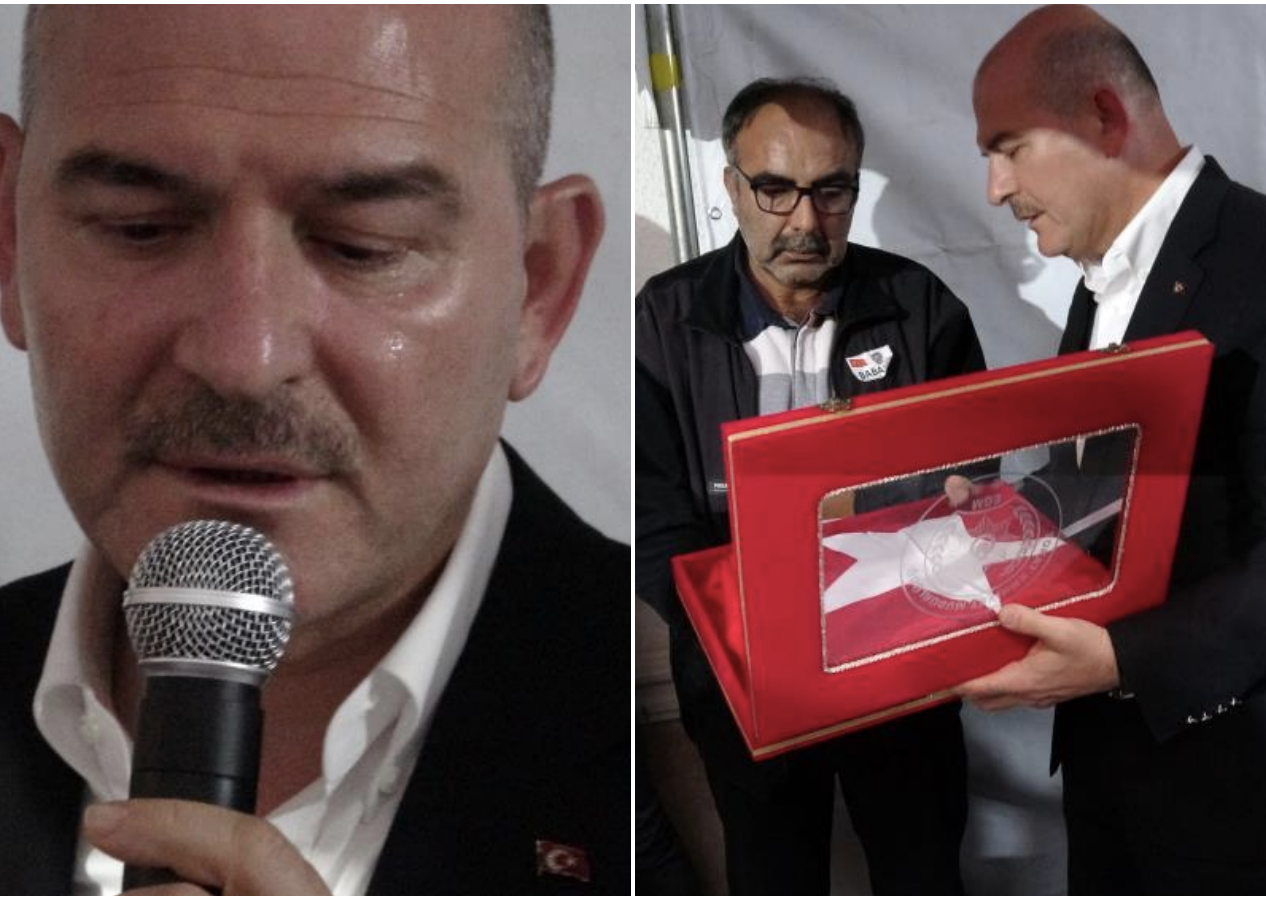 Süleyman Soylu şehit evini ziyaret etti