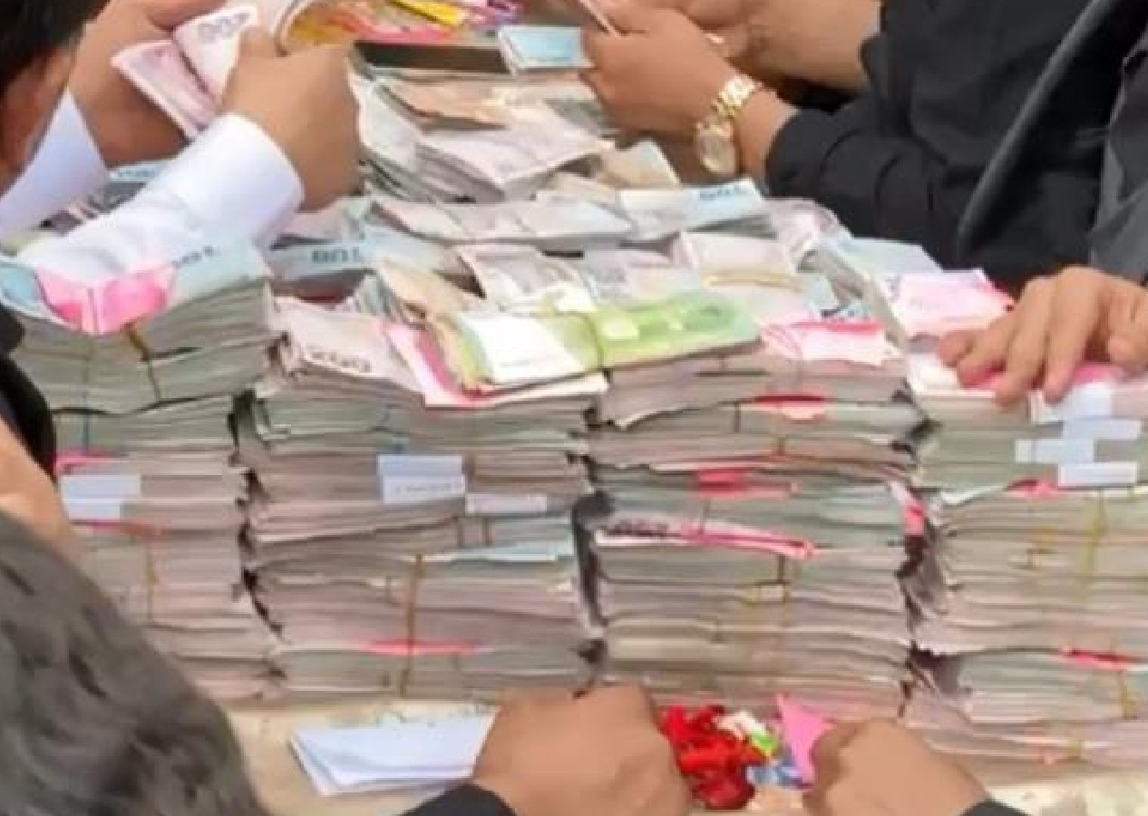 Banka değil, aşiret düğünü! 11 milyon 500 bin TL para toplandı