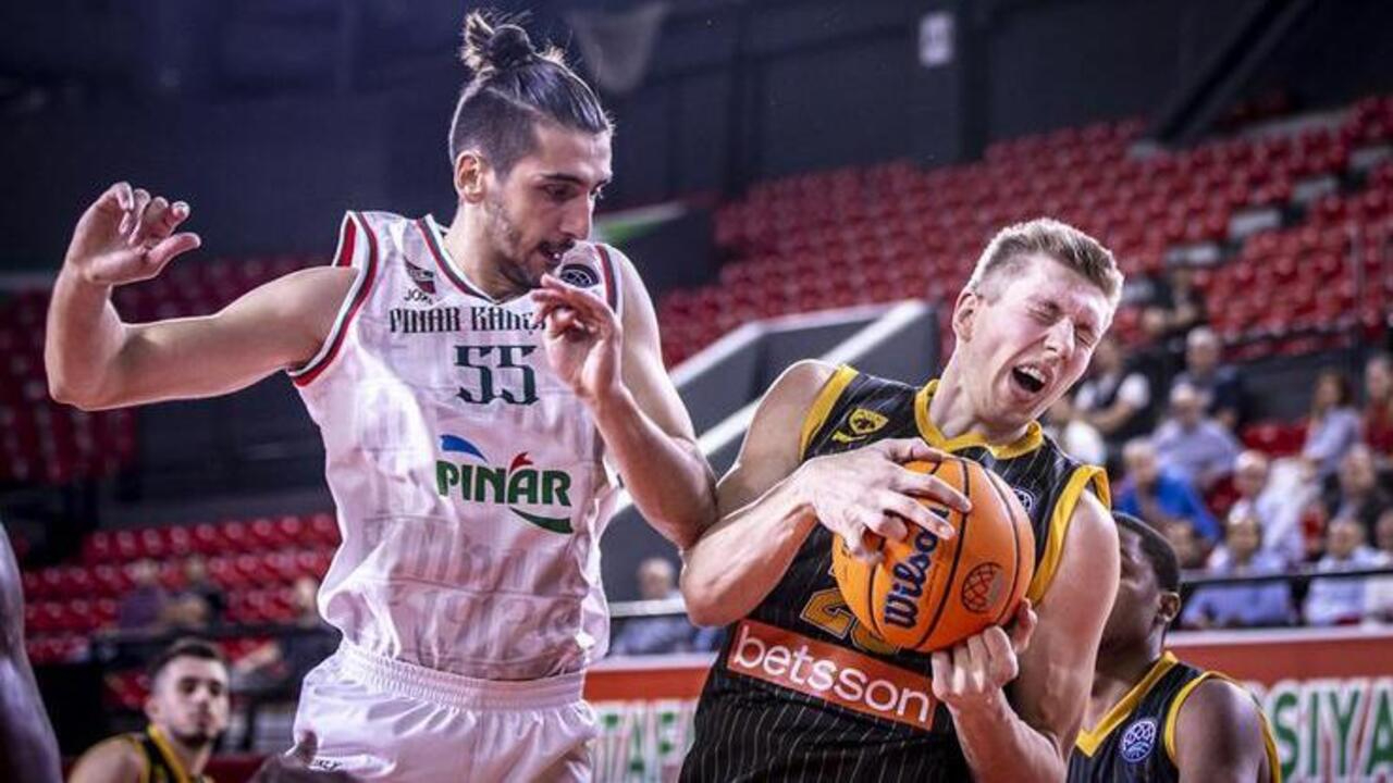 Pınar Karşıyaka FIBA Şampiyonlar Ligi'ne galibiyetle başladı! AEK'i 91-88 mağlup etti
