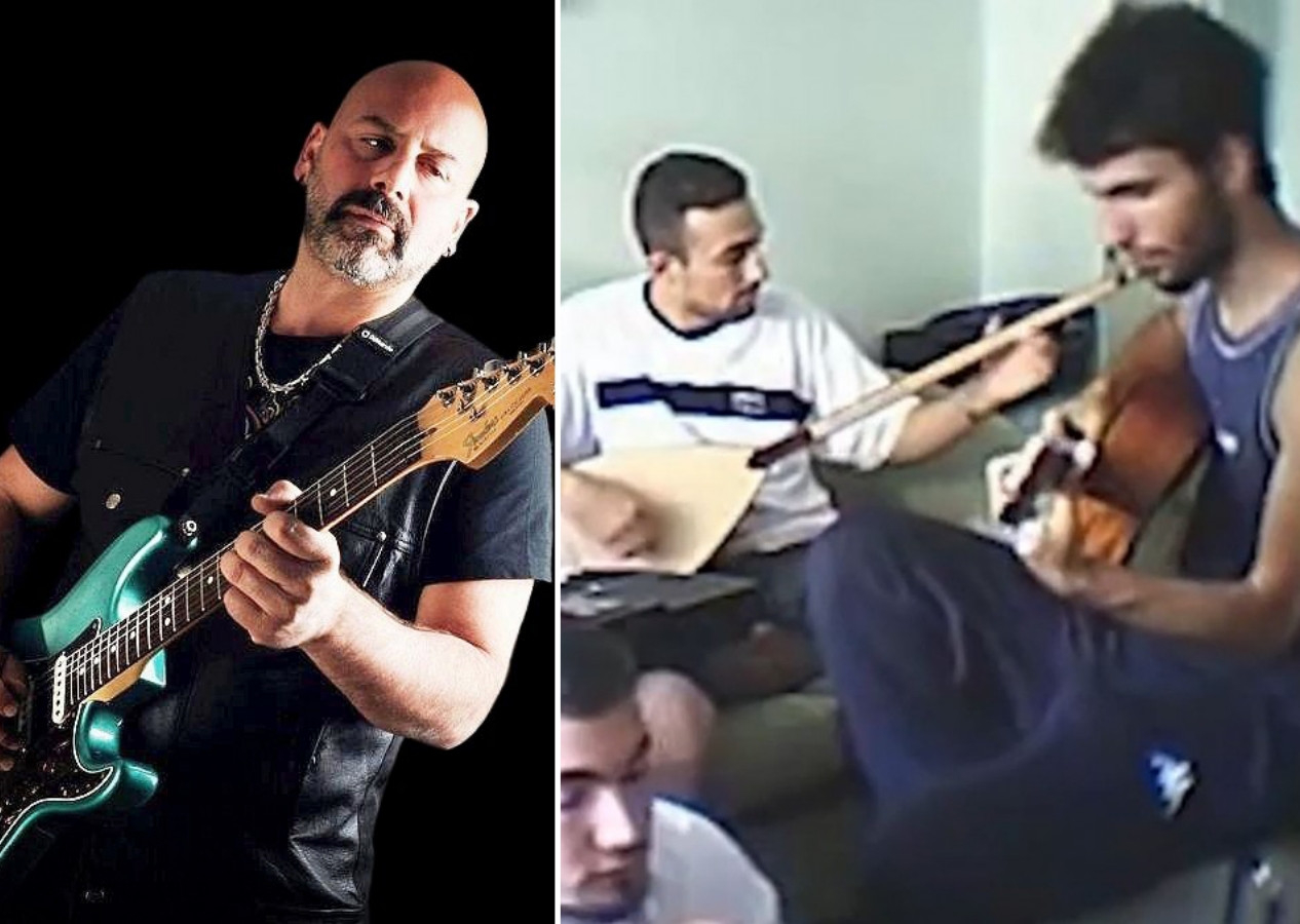 Müzisyen Onur Şener'in katil zanlılarının birlikte şarkı söylediği görüntüler ortaya çıktı!