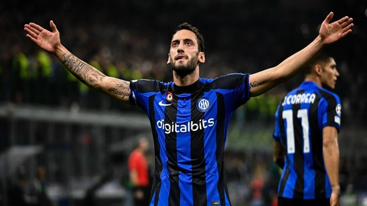 Barcelona'yı yıkan Türk! Hakan Çalhanoğlu füzeyi yolladı, galibiyeti getirdi
