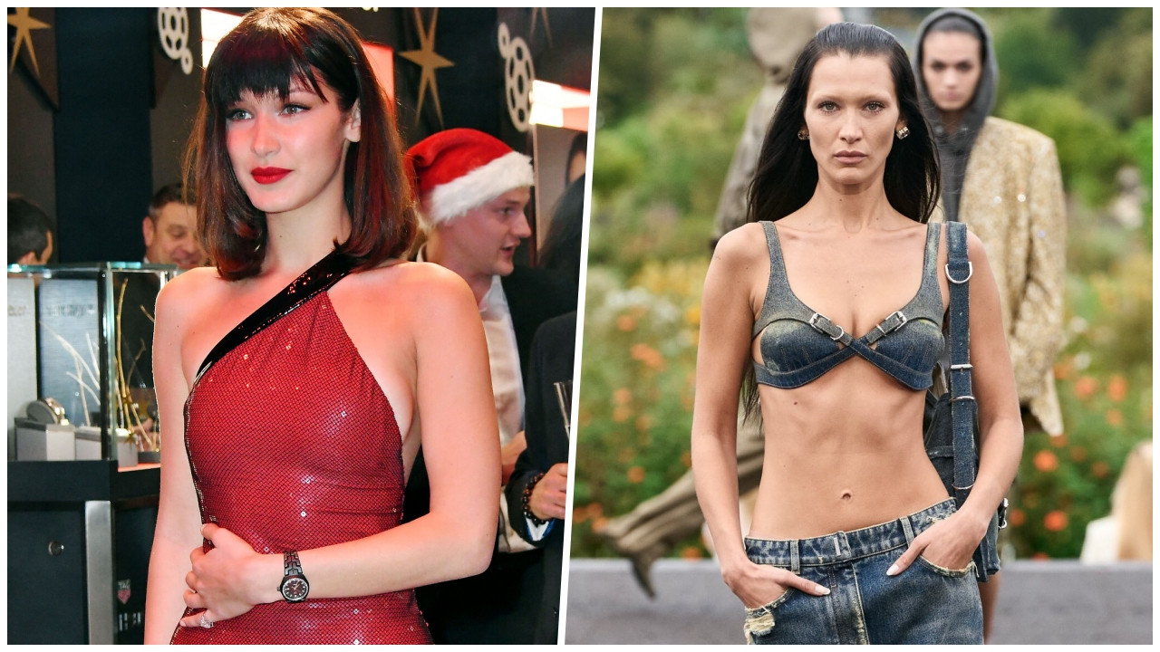Kemikleri sayılıyor! Bella Hadid'in aşırı zayıf görüntüsü sevenlerini korkuttu