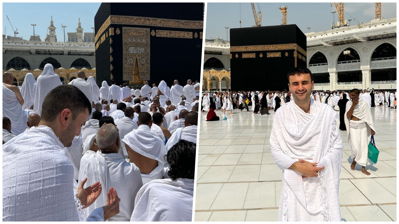 CZN Burak, Umre'ye gitti... Görenler fotoğraf çektirme yarışına girdi