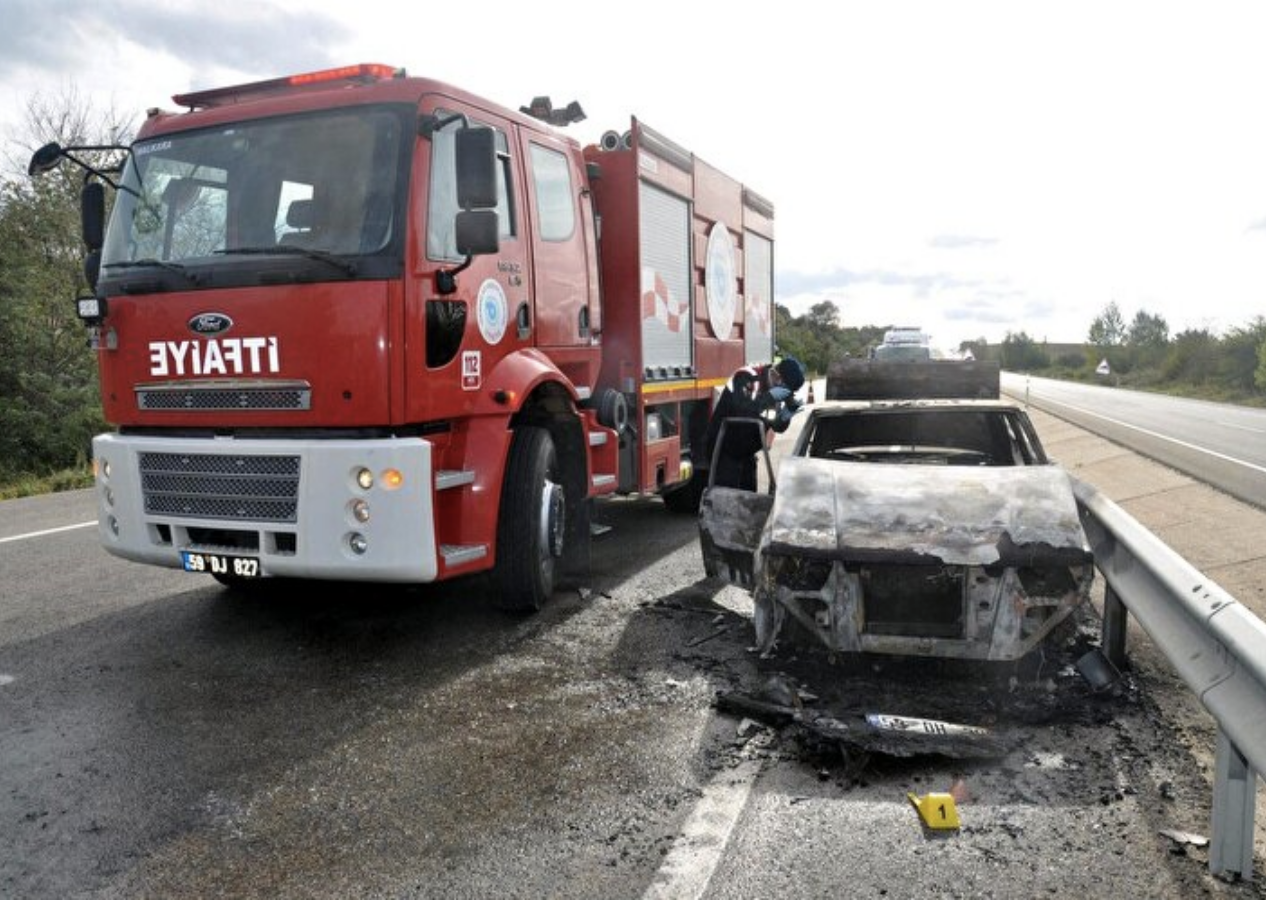 Tekirdağ'da feci kaza! KOAH hastası babanın oksijen tüpü patladı