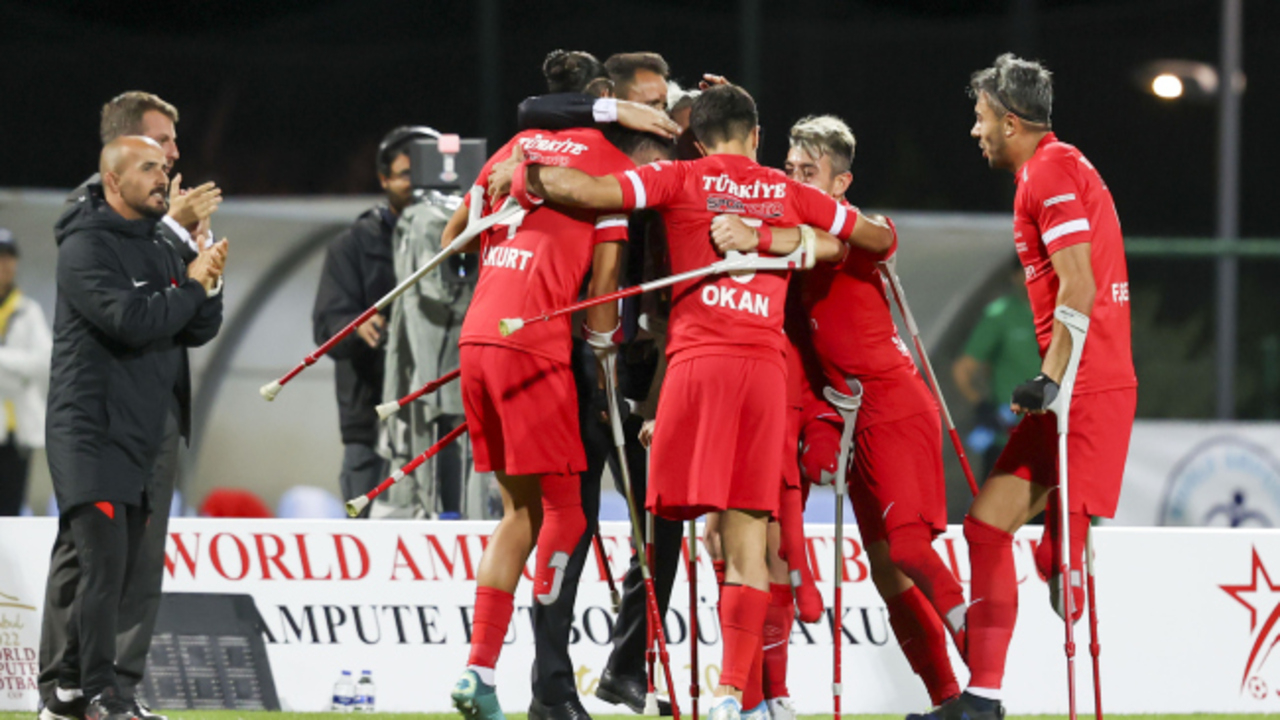 Ampute Milli Futbol Takımı'mız yarı finalde! Fas'ı 4-1 mağlup etti