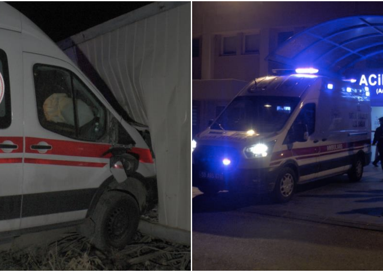 Nevşehir'de sıra dışı olay: İçerisinde hasta ve sağlık personeli olan ambulansı kaçırdı