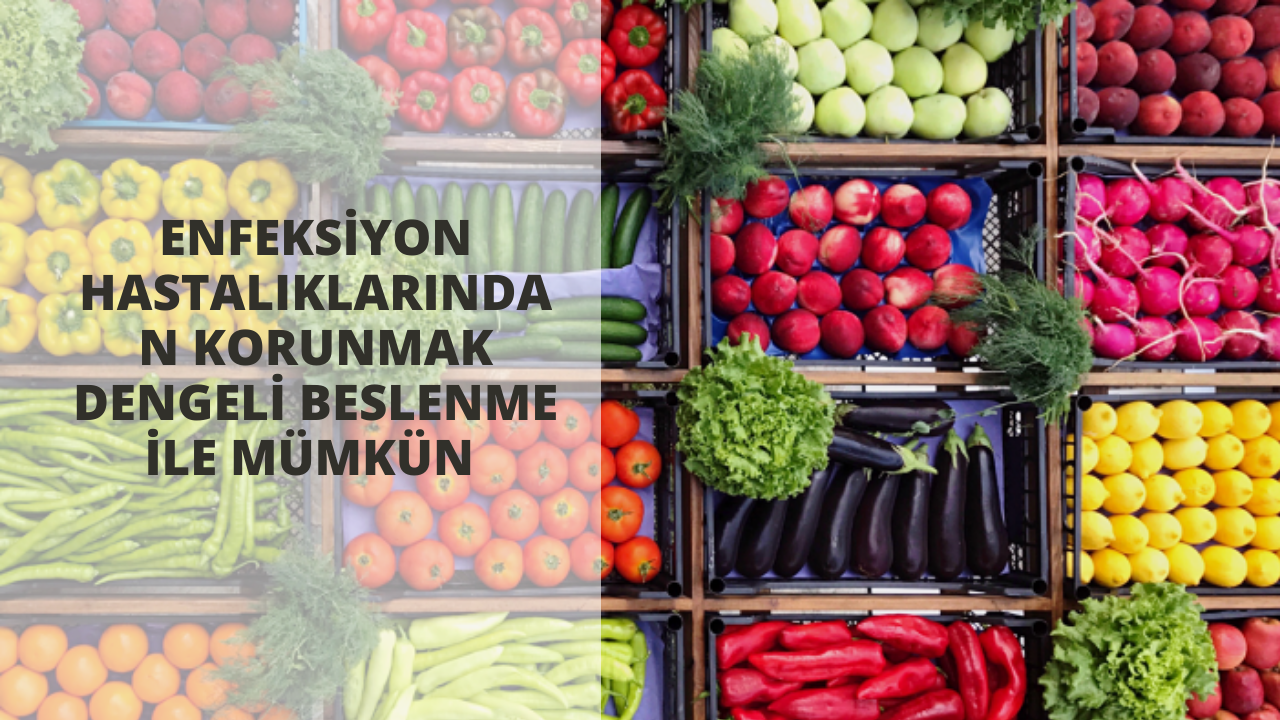 Enfeksiyon hastalıklarından korunma dengeli beslenme ile mümkün