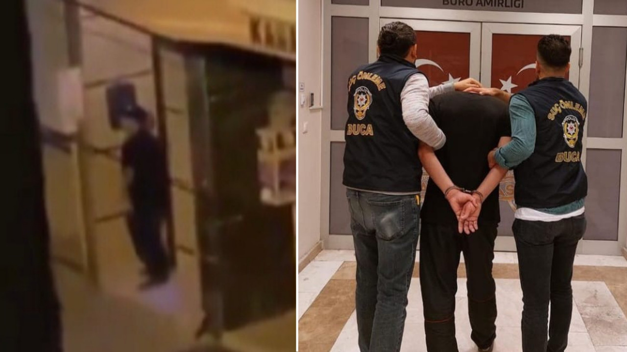 İzmir'de kız yurdunun önünde uygunsuz hareketler yapan sapık yakalandı!