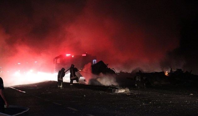 Denizli'deki tanker kazasında ölü sayısı 4'e yükseldi...