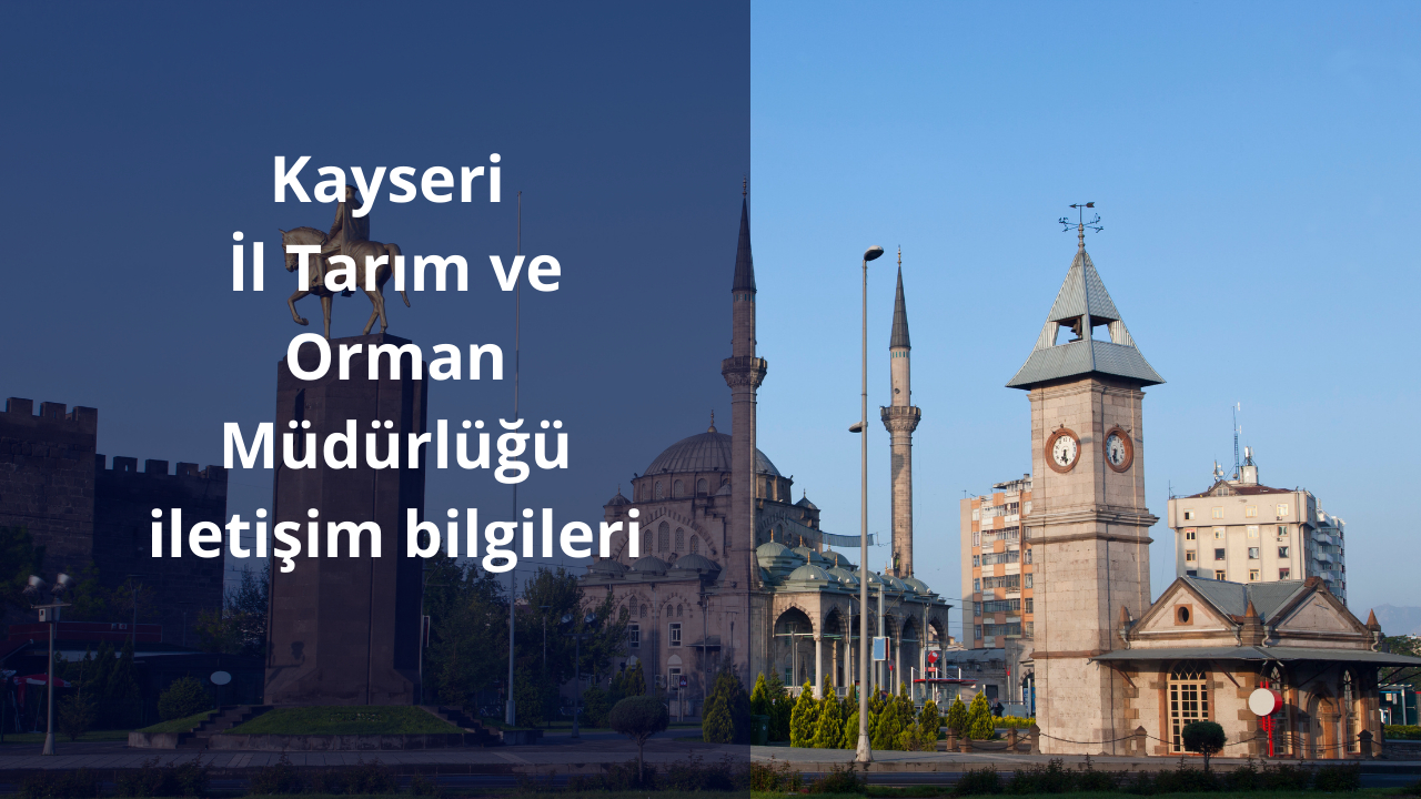 Kayseri İl Tarım ve Orman Müdürlüğü iletişim bilgileri