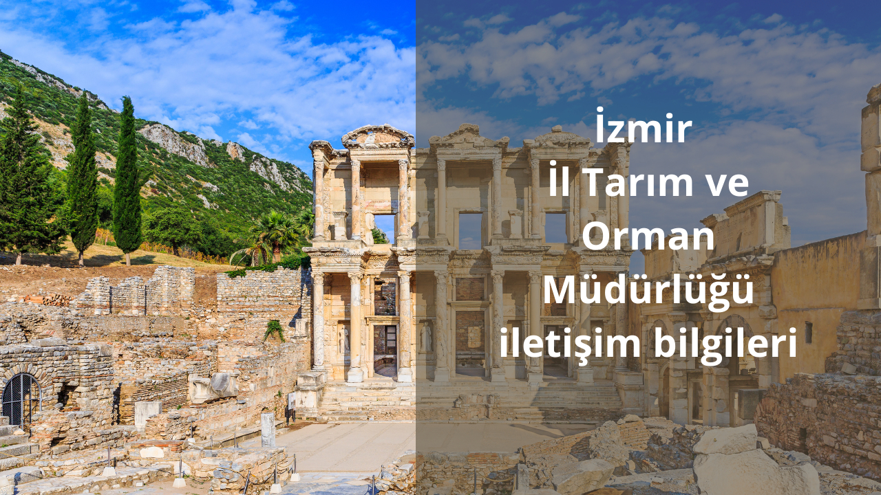 İzmir İl Tarım ve Orman Müdürlüğü iletişim bilgileri