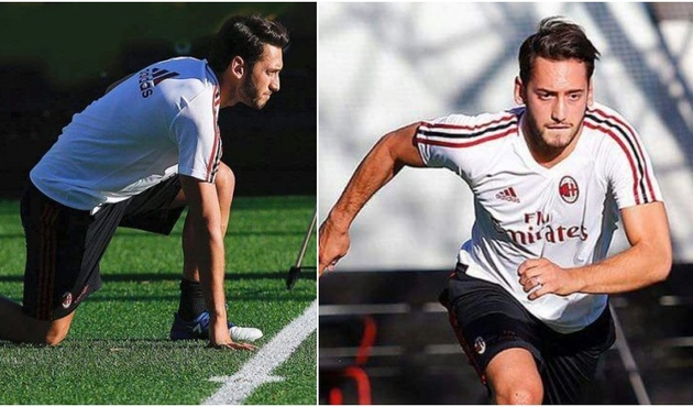 Hakan Çalhanoğlu imzayı attı, Milan formasını giydi!