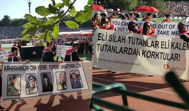 ODTÜ'lüler şehitlerimizi unutmadı...