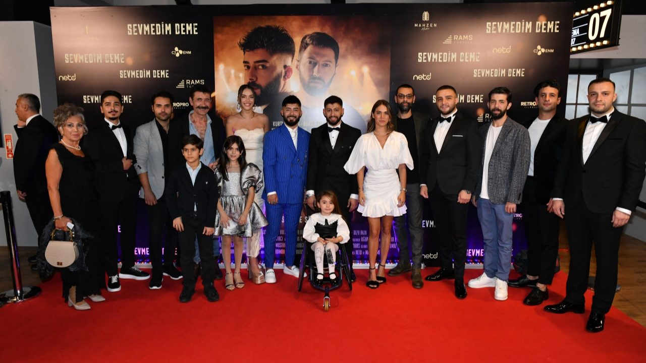 Kurtuluş Kuş ve Burak Bulut’un hayatını anlatan film Sevmedim Deme’nin galası yapıldı