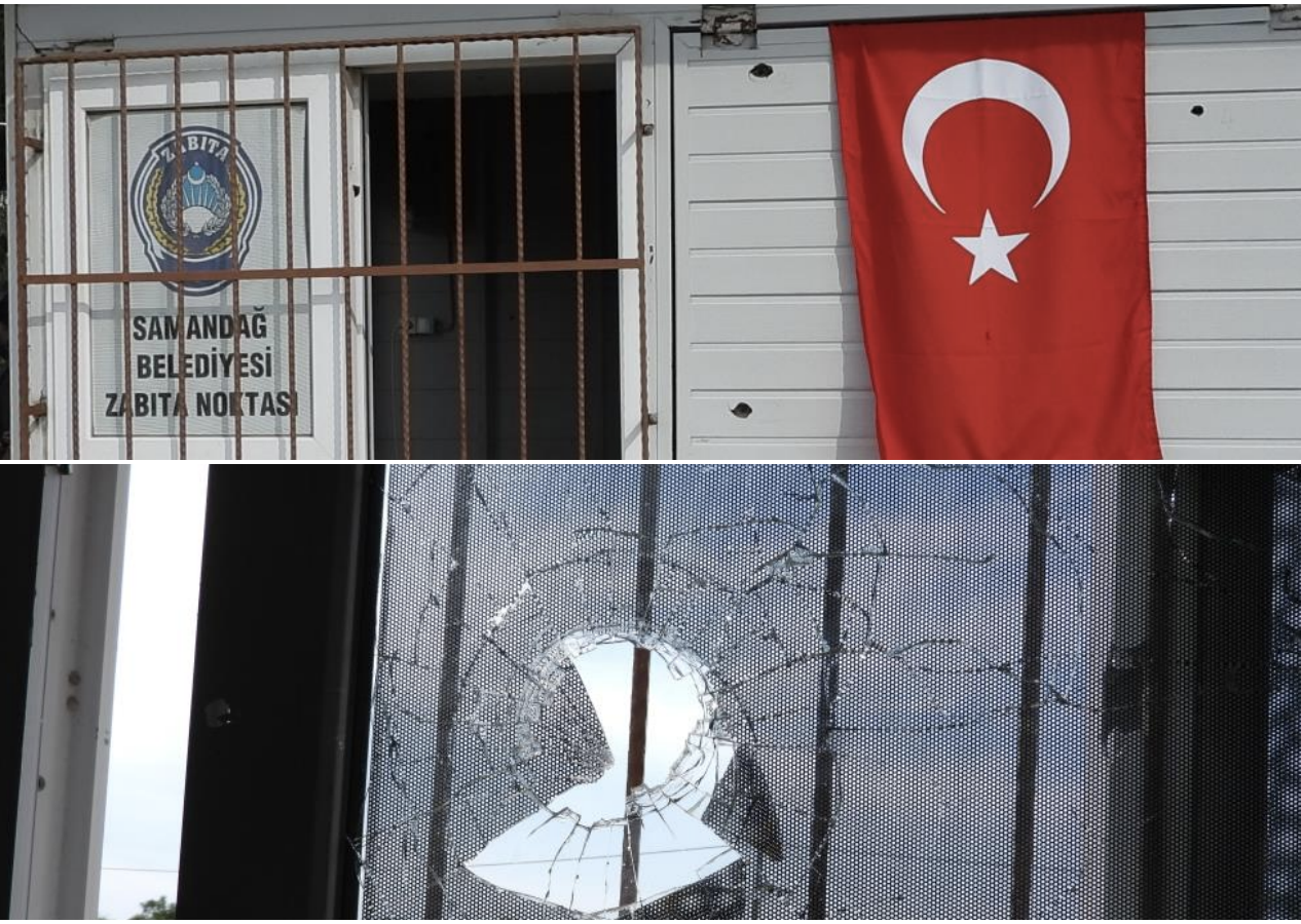 Hatay Samandağ'da zabıta noktasına silahlı saldırı!