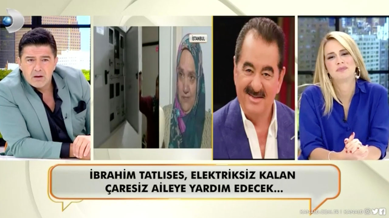 İbrahim Tatlıses'ten örnek davranış! Elektriksiz kalan çaresiz aileye yardım edecek