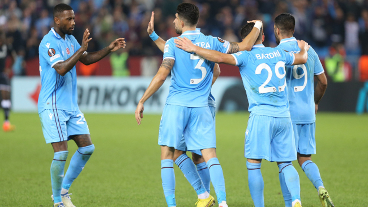 Trabzonspor Avrupa Ligi'nde Monaco'ya gol oldu yağdı!