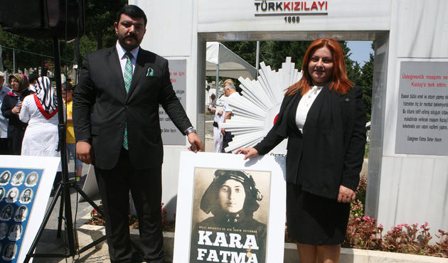 Kara Fatma Mezarı başında dualarla anıldı!